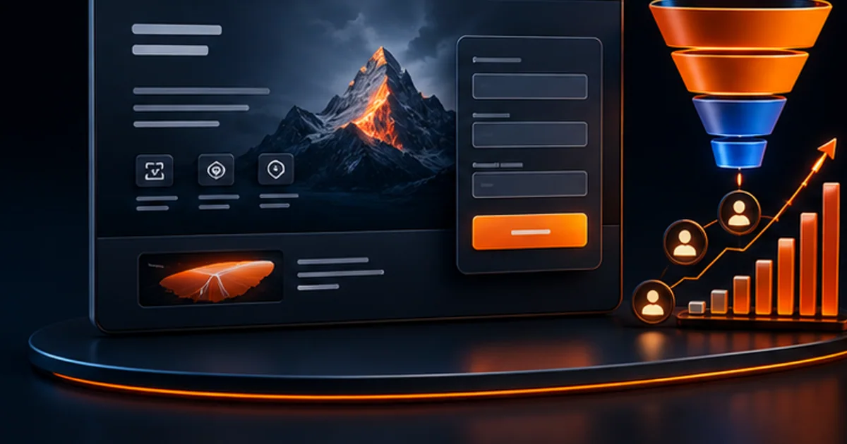 Dönüşüm odaklı landing page tasarımı ve form akışı